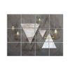 NISH! Geometric Wall Tiles #018 - Ceramic, Digital Poster Tiles