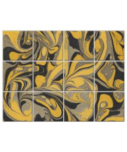 NISH! Gold Wall Tiles #015 - Ceramic, Digital Wall Tiles