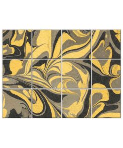 NISH! Gold Wall Tiles #016 - Ceramic, Digital Wall Tiles