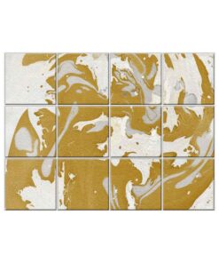 NISH! Gold Wall Tiles #017 - Ceramic, Digital Wall Tiles