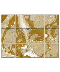 NISH! Gold Wall Tiles #023 - Ceramic, Digital Wall Tiles