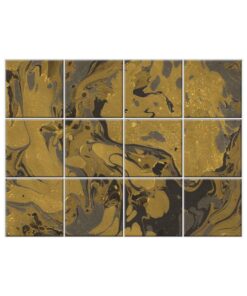 NISH! Gold Wall Tiles #024 - Ceramic, Digital Wall Tiles