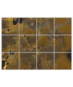 NISH! Gold Wall Tiles #028 - Ceramic, Digital Wall Tiles