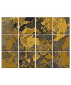 NISH! Gold Wall Tiles #032 - Ceramic, Digital Wall Tiles