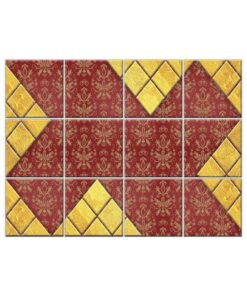 NISH! Gold Wall Tiles #101 - Ceramic, Digital Wall Tiles