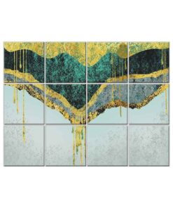 NISH! Gold Wall Tiles #104 - Ceramic, Digital Wall Tiles