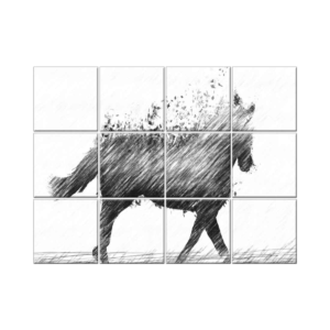 Horse Wall Tiles #072 - Ceramic, Digital Wall Tiles
