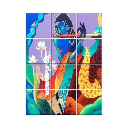 Krishna Wall Tiles #007 - Ceramic, Digital Wall Tiles