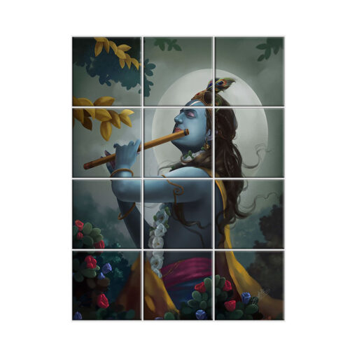 Krishna Wall Tiles #026 - Ceramic, Digital Wall Tiles