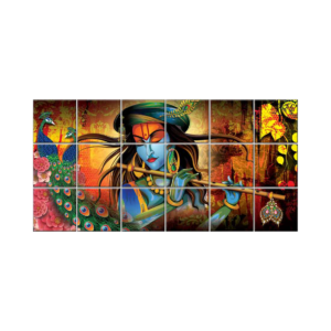 Krishna Wall Tiles #027 - Ceramic, Digital Wall Tiles