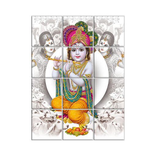 Krishna Wall Tiles #029 - Ceramic, Digital Wall Tiles