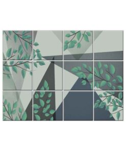 NISH! Leaf Wall Tiles #015 - Ceramic, Digital Wall Tiles
