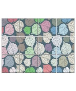 NISH! Leaf Wall Tiles #023 - Ceramic, Digital Wall Tiles