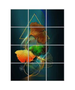 NISH! Leaf Wall Tiles #519 - Ceramic, Digital Wall Tiles