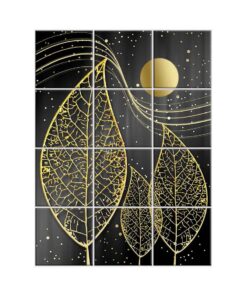 NISH! Leaf Wall Tiles #520 - Ceramic, Digital Wall Tiles