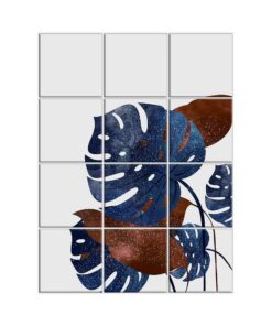 NISH! Leaf Wall Tiles #521 - Ceramic, Digital Wall Tiles