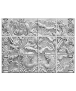 NISH! Lotus Wall Tiles #022 - Ceramic, Digital Poster Tiles