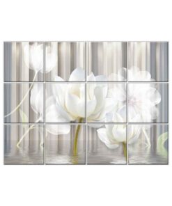 NISH! Lotus Wall Tiles #023 - Ceramic, Digital Poster Tiles