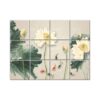 NISH! Lotus Wall Tiles #025 - Ceramic, Digital Poster Tiles