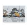 Mountain Scenery Wall Tiles #024 - Ceramic, Digital Wall Tiles