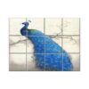 Peacock Wall Tiles #002 - Ceramic, Digital Wall Tiles