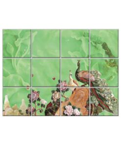 Peacock Wall Tiles #014 - Ceramic, Digital Wall Tiles