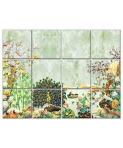 Peacock Wall Tiles #015 - Ceramic, Digital Wall Tiles