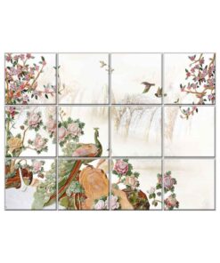 Peacock Wall Tiles #016 - Ceramic, Digital Wall Tiles