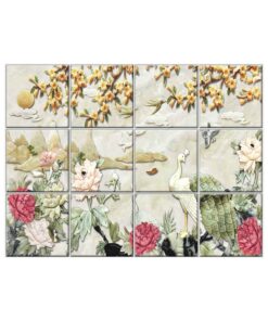 Peacock Wall Tiles #019 - Ceramic, Digital Wall Tiles