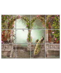 Peacock Wall Tiles #025 - Ceramic, Digital Wall Tiles