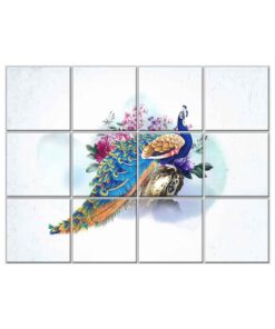 Peacock Wall Tiles #029 - Ceramic, Digital Wall Tiles