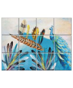 Peacock Wall Tiles #040 - Ceramic, Digital Wall Tiles