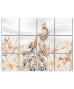 Peacock Wall Tiles #041 - Ceramic, Digital Wall Tiles