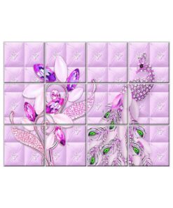 Peacock Wall Tiles #044 - Ceramic, Digital Wall Tiles