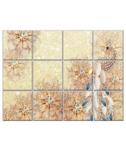 Peacock Wall Tiles #047 - Ceramic, Digital Wall Tiles