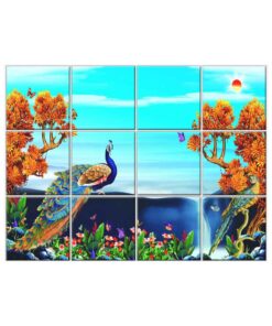 Peacock Wall Tiles #056 - Ceramic, Digital Wall Tiles