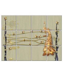 Peacock Wall Tiles #059 - Ceramic, Digital Wall Tiles