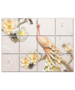 Peacock Wall Tiles #062 - Ceramic, Digital Wall Tiles