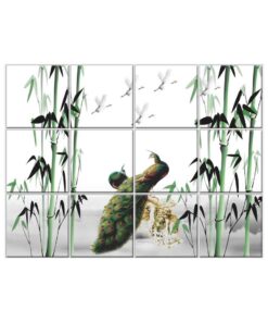 Peacock Wall Tiles #063 - Ceramic, Digital Wall Tiles