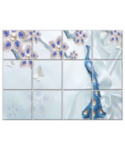 Peacock Wall Tiles #068 - Ceramic, Digital Wall Tiles