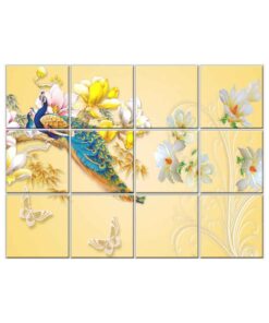 Peacock Wall Tiles #071 - Ceramic, Digital Wall Tiles