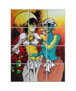 NISH! Radha Krishna Wall Tiles #036 - Ceramic, Digital Wall Tiles