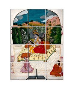 NISH! Radha Krishna Wall Tiles #039 - Ceramic, Digital Wall Tiles