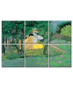 NISH! Radha Krishna Wall Tiles #041 - Ceramic, Digital Wall Tiles