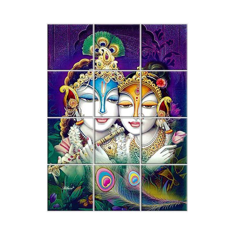 NISH! Radha Krishna Wall Tiles 051 Ceramic, Digital Wall Tiles NISH!