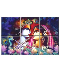 NISH! Radha Krishna Wall Tiles #066 - Ceramic, Digital Wall Tiles