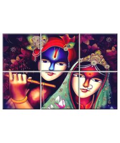 NISH! Radha Krishna Wall Tiles #069 - Ceramic, Digital Wall Tiles