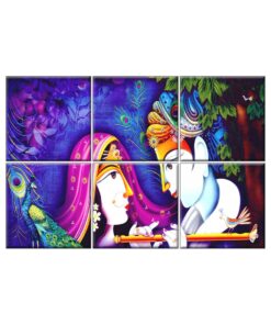 NISH! Radha Krishna Wall Tiles #071 - Ceramic, Digital Wall Tiles