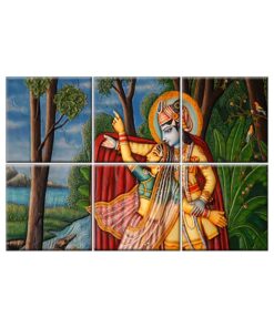 NISH! Radha Krishna Wall Tiles #077 - Ceramic, Digital Wall Tiles