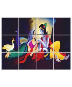 NISH! Radha Krishna Wall Tiles #102 - Ceramic, Digital Wall Tiles